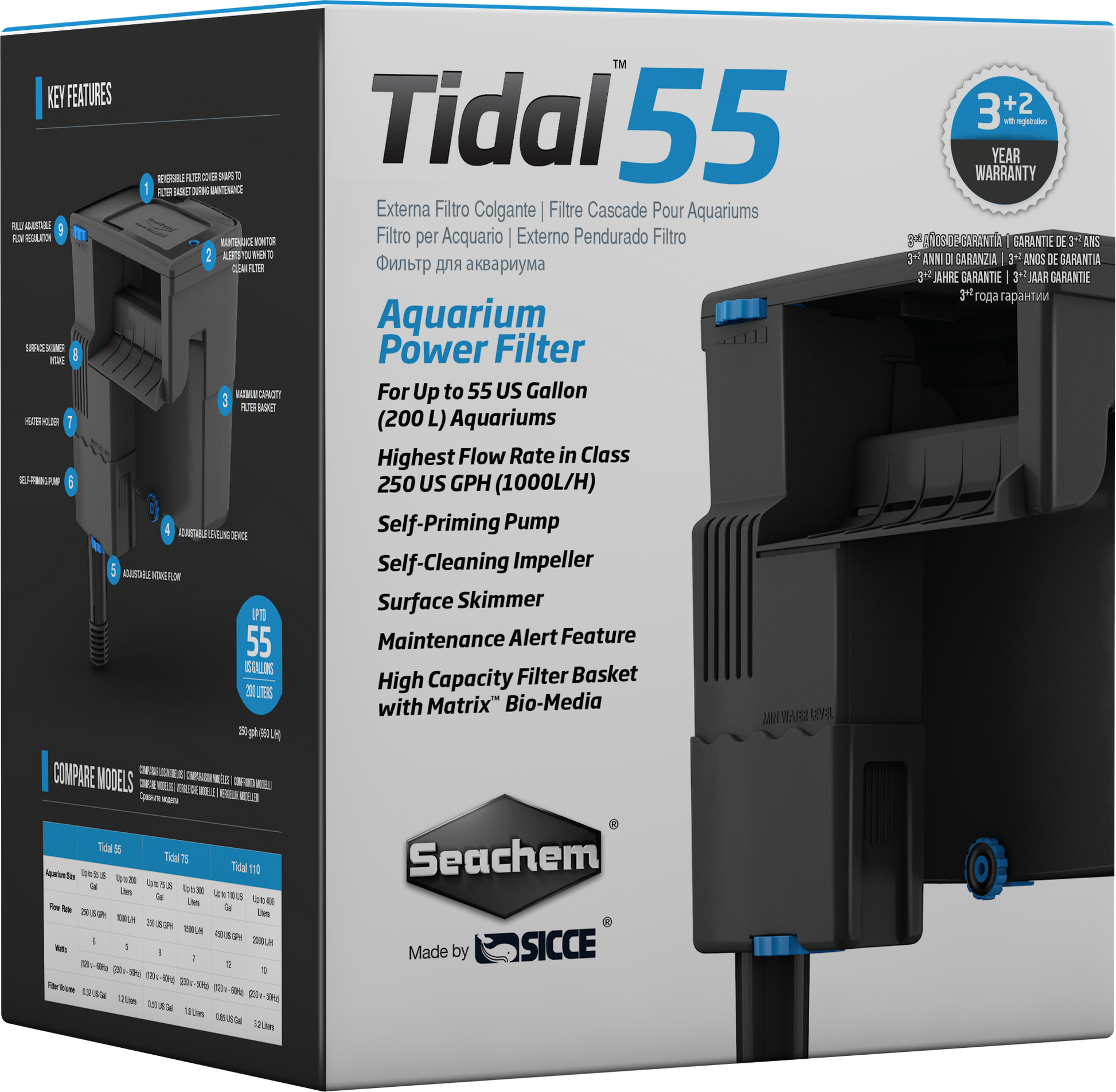 Seachem Tidal 55